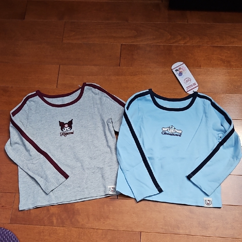 Nwt 2 Hello Kitty Long Sleeve Tops